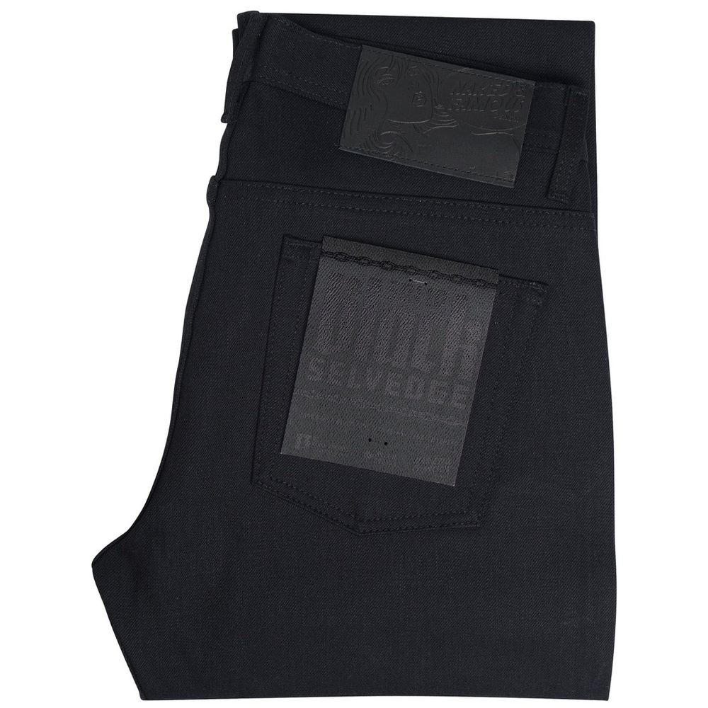 Naked & Famous Denim
SOLID BLACK SELVEDGE - WEIRD GUY